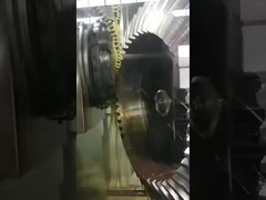 ترس حلزوني كبير عالي الدقة لآلة الكسارة ملحقات مخفض السرعة